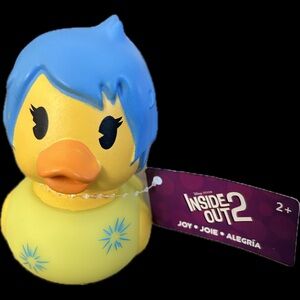 *NEW* Disney Pixar Inside Out 2 ‘Joy’ Rubber Duck - Yellow & Blue